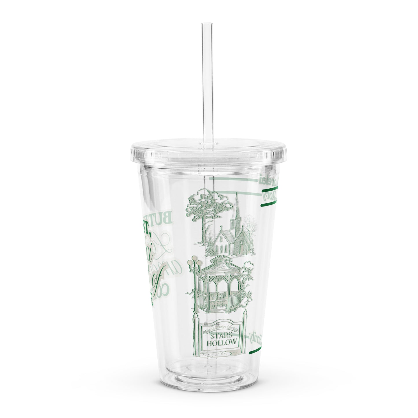 Lorelai Coffee Clear Reusable Tumbler (Gilmore Girls)