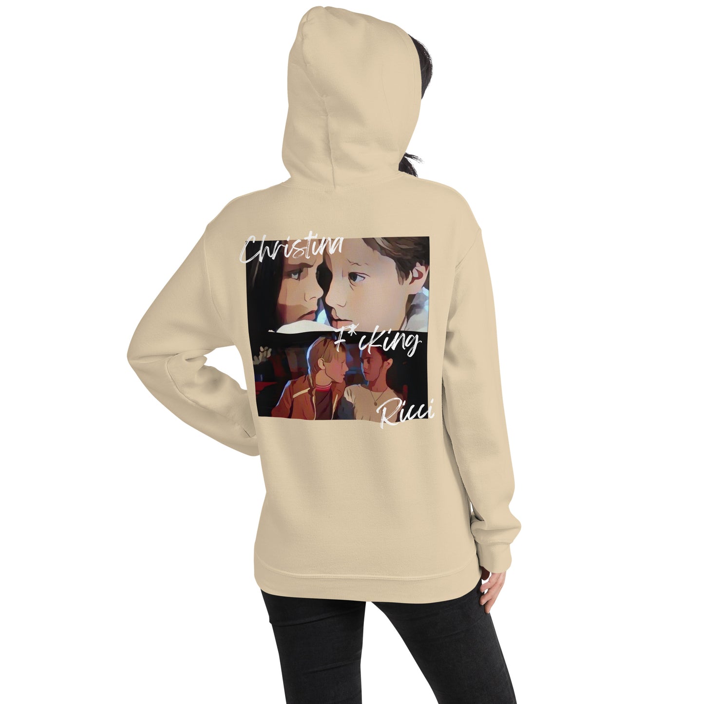 devon sawa christina ricci casper now and then halloween 90s 1990s movies films heartthrob tan sand sweater pullover hoodie pocket gifts for her