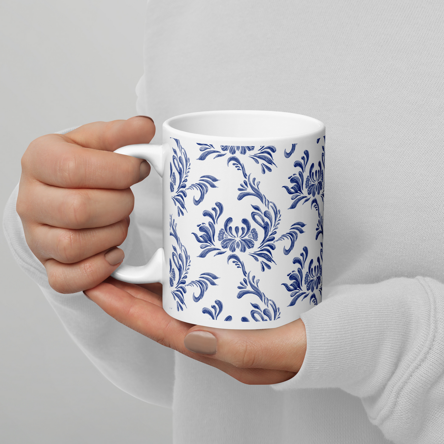 Vintage Blue Mug