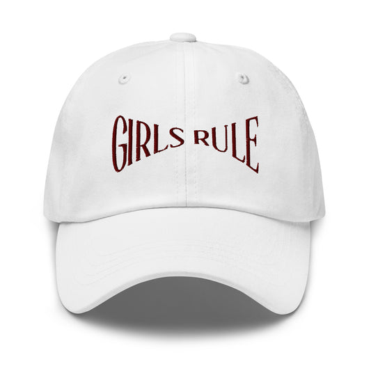 girls rule the parent trap lindsay lohan white baseball cap hat gifts for her merchandise accessories embroidery