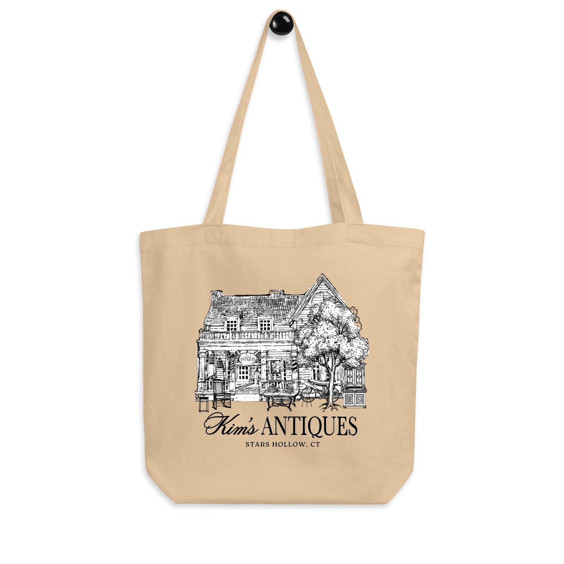 gilmore girls kims antiques stars hollow rory lorelai lane early2000s popculture pop culture nostalgia tote bag eco 