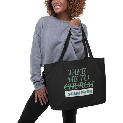 Take Me To Sushi Large Organic Tote