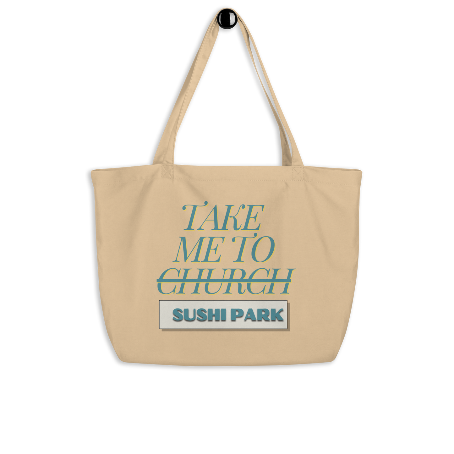 Take Me To Sushi Large Organic Tote