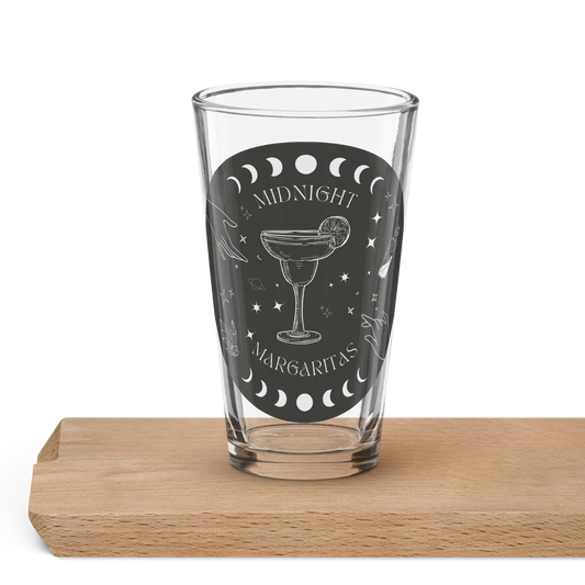 Midnight Margaritas Pint Glass (Practical Magic), Gray/White