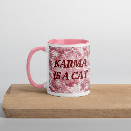 Karma Is a Cat Mug