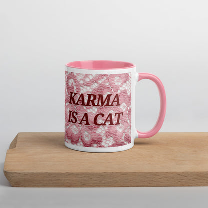 Karma Is a Cat Mug