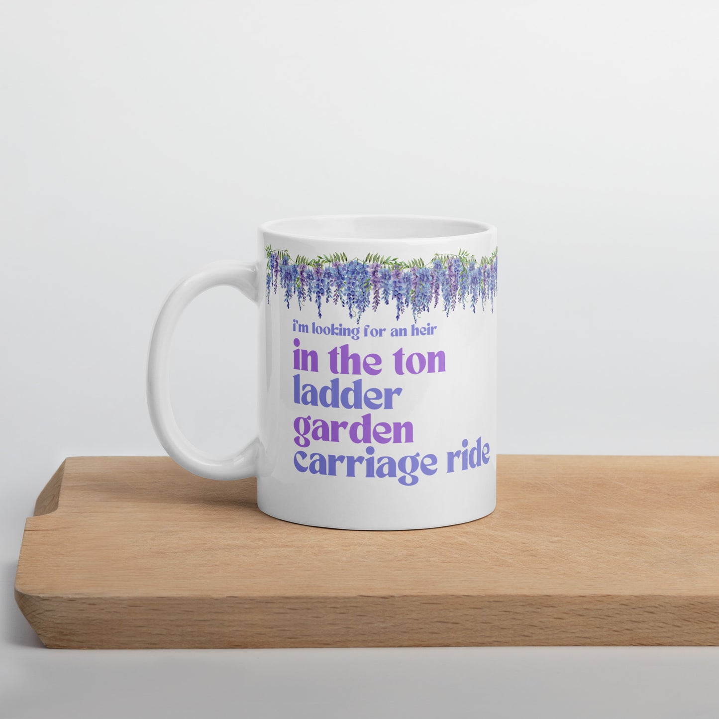 bridgerton mug man in finance merchandise polin