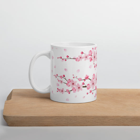 cherry blossom japan flower tree mug gifts for girls anime