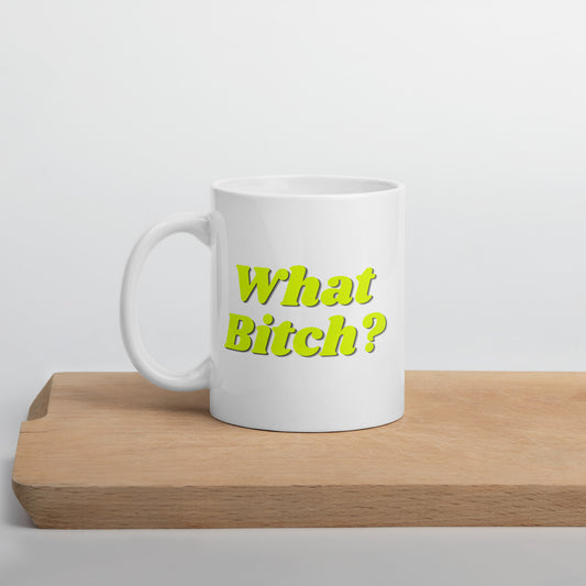 What B Mug - White