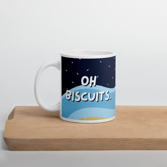 bluey oh biscuits mug bandit dad gifts for him father's day kids show merchandise