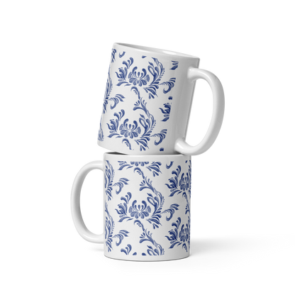 Vintage Blue Mug