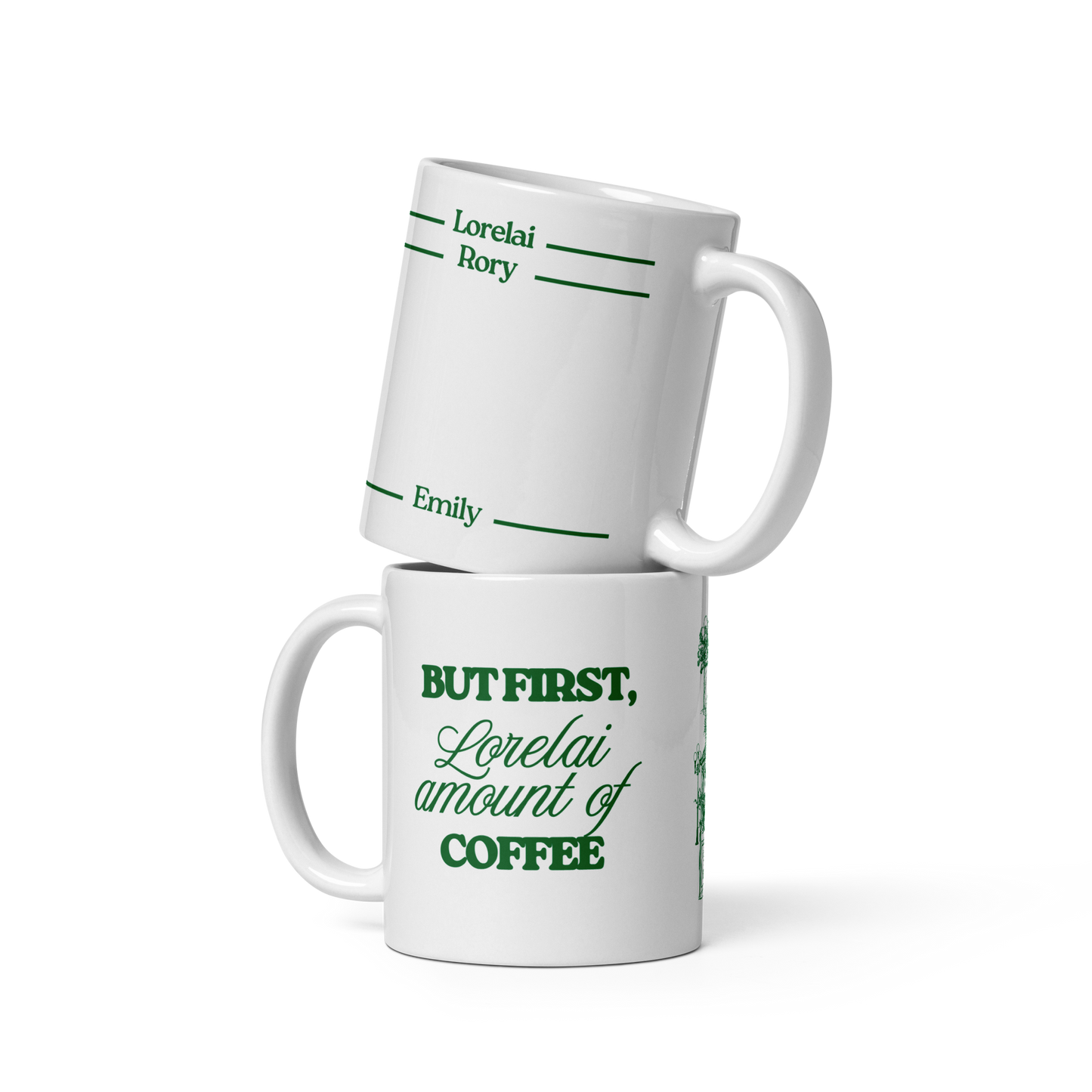 Lorelai Coffee White Glossy Mug (Gilmore Girls)