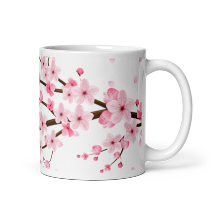 cherry blossom japan flower tree mug gifts for girls anime