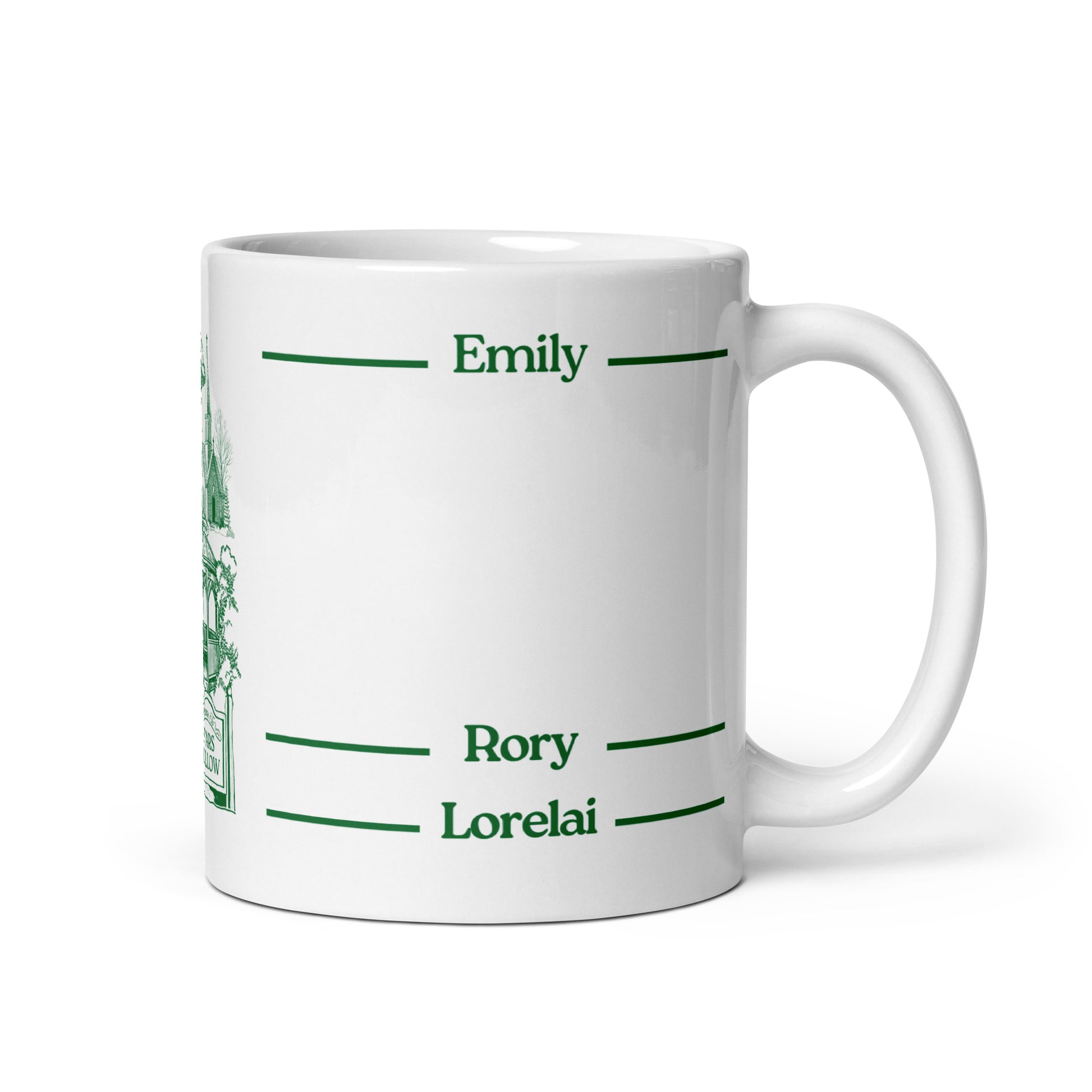 i smell snow lorelai gilmore girls stars hollow ceramic mug merchandse gifts for her coffee tea winter cozy season emily rory town square gazebo